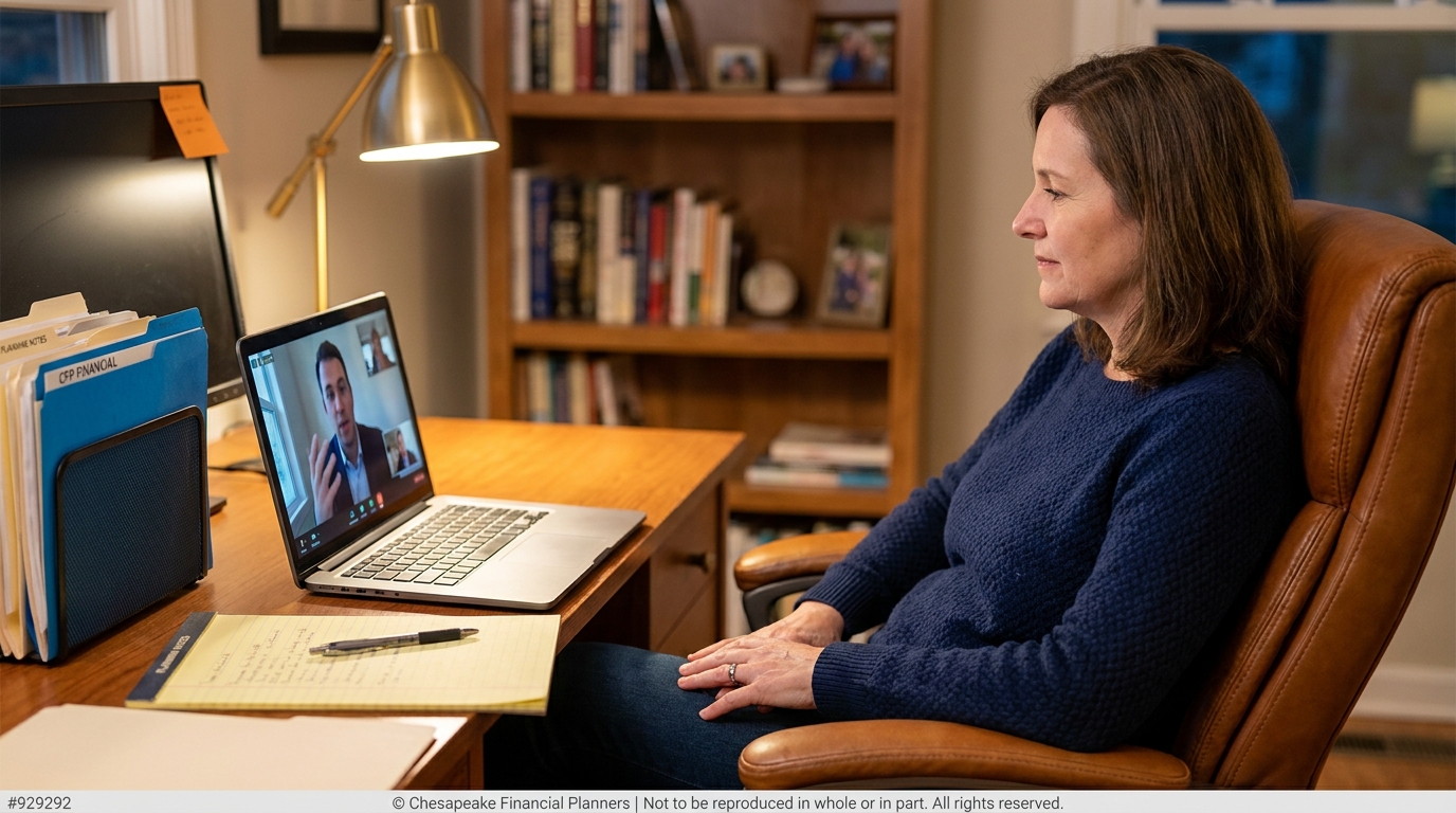 Featured image for “What Is TeleWealth and How Does Virtual Financial Planning Work at Chesapeake Financial Planners?”