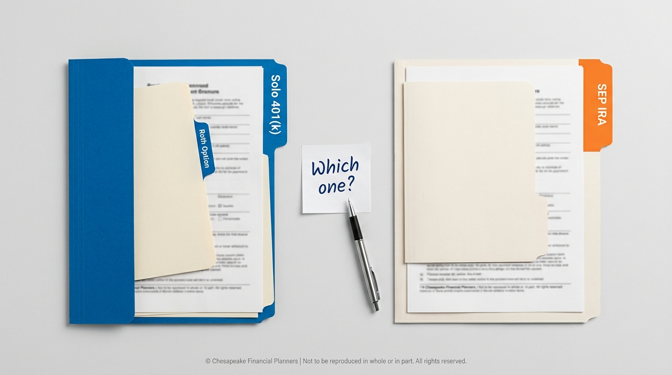 Featured image for “Should I Choose a Solo 401(k) or SEP IRA for My Business?”