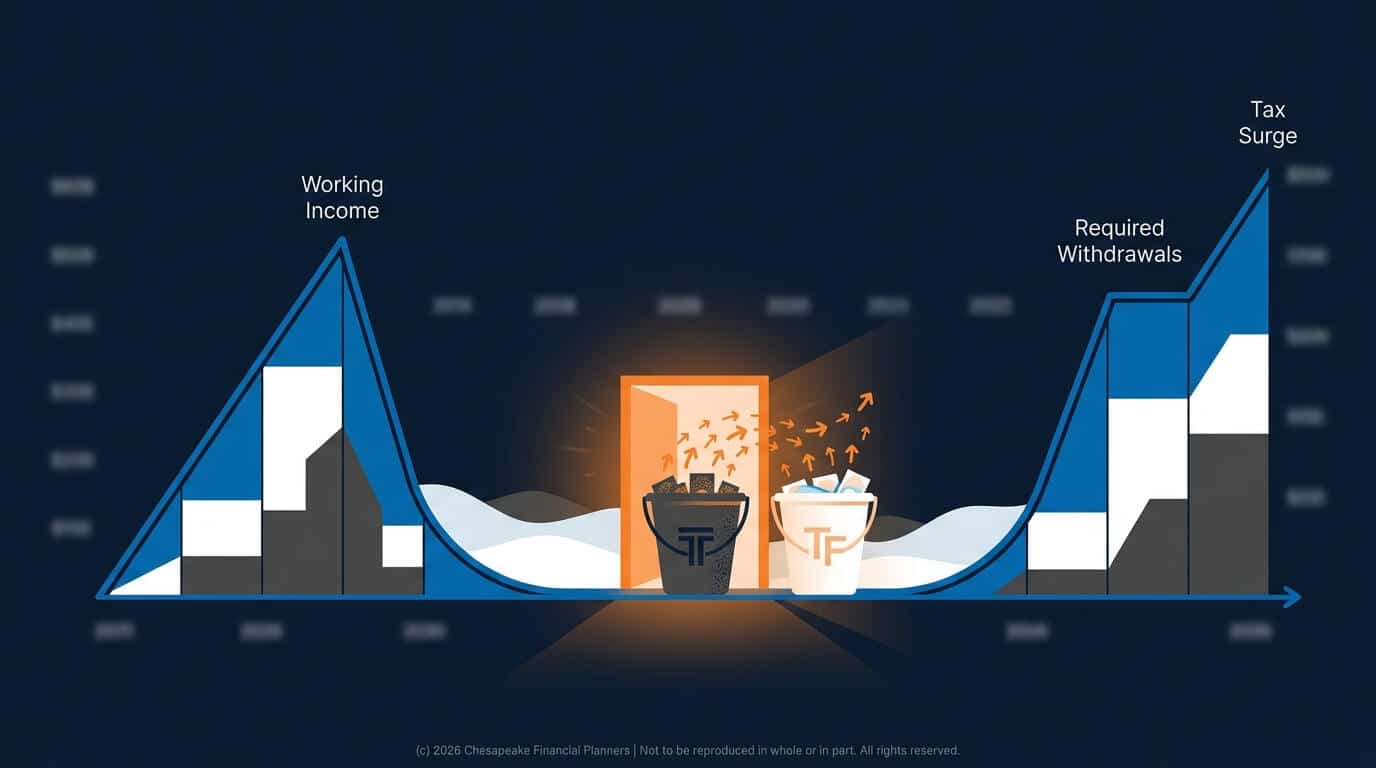 Featured image for “How do you use the years between retirement and RMDs to reduce lifetime taxes?”