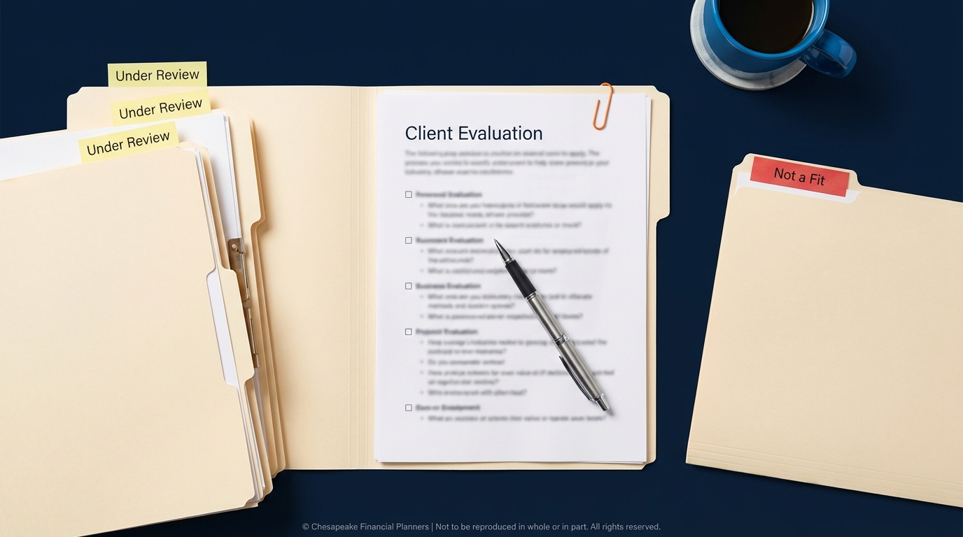 Featured image for “How Does Chesapeake Financial Planners Evaluate a Book of Business?”